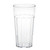 Cambro NT16152 16.4 Oz. Clear SAN Plastic Fluted Newport Tumbler - 36/Case