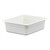 Cambro 24CW148 Camwear 1/2 Size White Food Pan 4" Deep
