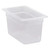 Cambro 46PP190 1/4 Size Translucent Food Pan 6" Deep - 6/Case