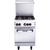 Vulcan 24S-4B-NG 24" W Stainless Steel Natural Gas Endurance Restaurant Range - 143,000 BTU