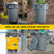 Rubbermaid FG263200Gray 32 Gallon Round High-Impact Plastic Gray ProSave BRUTE Container(6 Each Per Case)