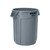 Rubbermaid FG263200Gray 32 Gallon Round High-Impact Plastic Gray ProSave BRUTE Container(6 Each Per Case)