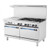Turbo Air TARG-6B24G-LP 60" Liquid Propane Radiance Restaurant Range - 299,000 BTU
