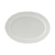 Tuxton SCH-090 Porcelain Porcelain White Oval Platter (2 Dozen Per Case)