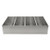 Winco SCB-4 Stainless Steel 17-3/8"L x 10-1/4"W x 3-7/8"H Cutlery Bin