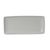 Tuxton VGZ-107Y 10" Porcelain Matte Gray Rectangular Tray (1 Dozen)