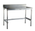 New Age 30SSB84KD Work Table 84" W x 30" D with Open Base and 6" Backsplash
