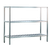 New Age 1045Tb T-Bar Series Shelving Unit 3-Tier 36"W 1000 Lbs. Shelf Capacity All Welded 1-1/2" Aluminum Tube Construction