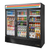 True GDM-72-HC~TSL01 Three-Section Glass Door Refrigerated Merchandiser