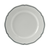 Tuxton SBA-074 7-1/2" Porcelain Porcelain White With Blue Band Round Plate (3 Dozen Per Case)