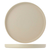 Tuxton VYAS106 10-3/4" Porcelain Matte Beige Round Plate (1 Dozen)