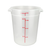 Winco PTRC-8 8 Qt. Translucent Round Polypropylene Storage Container