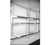 New Age 95633 Common Upright for Wall Mount Cantilever 96" Locking Tabs Spaced On 12" Centers