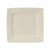 Tuxton BEH-064F Ceramic American White/Eggshell Square Plate (1 Dozen)