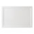 Tuxton ABU-554 Ceramic Pearl White Rectangular Plate (6 Each Per Case)