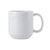 Tuxton BPM-110J 11 Oz. Porcelain Porcelain White Yukon Mug (2 Dozen Per Case)