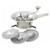 Winco SVM-9 2 qt. Medium 9" Dia. Stainless Steel Food Mill