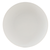 Tuxton VWA-102 Porcelain Matte White Round Plate (1 Dozen)