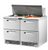 True TFP-48-18M-D-4-HC~SPEC3 SPEC SERIES 48.13" W Stainless Steel 2-Section with Four Drawers Sandwich and Salad Unit - 115 Volts