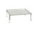 New Age 6009 48"W x 24"D x 12"H 2000 Lbs. Aluminum Wall Tubing Dunnage Rack
