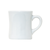 Tuxton BPM-090B 3-3/8" 9 Oz. Porcelain Porcelain White Round Diner Mug (2 Dozen Per Case)