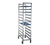 New Age 1350 29.5"W Mobile 18 Platter Rack with 7.5" Centers
