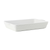 Tuxton EAP-201 6-1/4 qt Porcelain Porcelain White Rectangular Casserole Dish (2 Each Per Case)