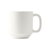 Tuxton VWM-110J 11 Oz. Porcelain Matte White Yukon Mug (2 Dozen Per Case)