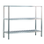 New Age 1047Tb T-Bar Series Shelving Unit 3-Tier 60"W 1000 Lbs. Shelf Capacity All Welded 1-1/2" Aluminum Tube Construction