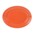 Tuxton CPH-136 Ceramic Papaya Oval / Oblong Platter (6 Each Per Case)