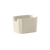Tuxton BEQ-034 Ceramic American White/Eggshell Rectangular Sugar Packet Holder (1 Dozen)