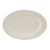 Tuxton TRE-949 Ceramic American White/Eggshell Oval Platter (6 Each Per Case)