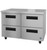 Hoshizaki UF48B-D4 48"W Two-Section Undercounter Freezer