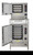 Cleveland 22CET63.1 SteamChef Double Deck 9 Pan Electric Floor Steamer - 208-240 Volts