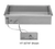 Wells HT-227AF Stainless Steel (2) 4/3 Size 12" x 27" Bain Marie Style Heated Tank