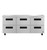 Hoshizaki UR72B-D6 72"W Three-Section Reach-In Steelheart Series Undercounter Refrigerator