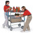 Lakeside 5925 Ergo-One 21.63" W Stainless Steel 3 Tier Heavy Duty Utility Cart