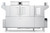 Hobart CL86-ADV+BUILDUP Low Temp Conveyor Dishwasher With Booster Heater 0.39 Gallon and Rack Stainless Steel Enclosure Panels