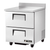 True TWT-27D-2-HC 27.63"W One-Section Stainless Steel Door Work Top Refigerator