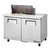 True TSSU-48-08-HC 48.38" W Two-Section Two Door Sandwich/Salad Unit