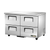 True TUC-48D-4-HC 48.38"W Two-Section Reach-In Undercounter Refrigerator