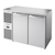 True TBR48-RISZ1-L-S-SS-1 48"W Two-Section Glass Door Solid Door Refrigerated Back Bar Cooler