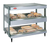 Hatco GRSDH-36D 36" W x 19.5" D Aluminum Dual Shelves Countertop Glo-Ray Merchandising Warmer - 120 Volts