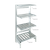 Channel ECC2460 Shelf 4" E-Channel 60"W Cantilevered Aluminum Construction