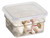 Cambro 2SFSCW135 2 qt Clear Square CamSquare Food Container