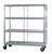 New Age 96708 28.5" W x 64" H x 63.5" D 3 Tiers Aluminum Tray Drying Rack