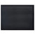 American Metalcraft WBWBL6080 31.5" W x 23.63" H Black Wood Wall Board