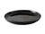 Tuxton BBA-1315 13-1/8" Ceramic Black Round Pizza/Serving Plate (6 Each Per Case)