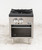 Migali C-SPS-1-18-LP 18" Liquid Propane 2 Burners Countertop - 80,000 BTU