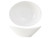 Tuxton AMU-413 8 Oz. Ceramic Pearl White Oval Capistrano Bowl (2 Dozen Per Case)